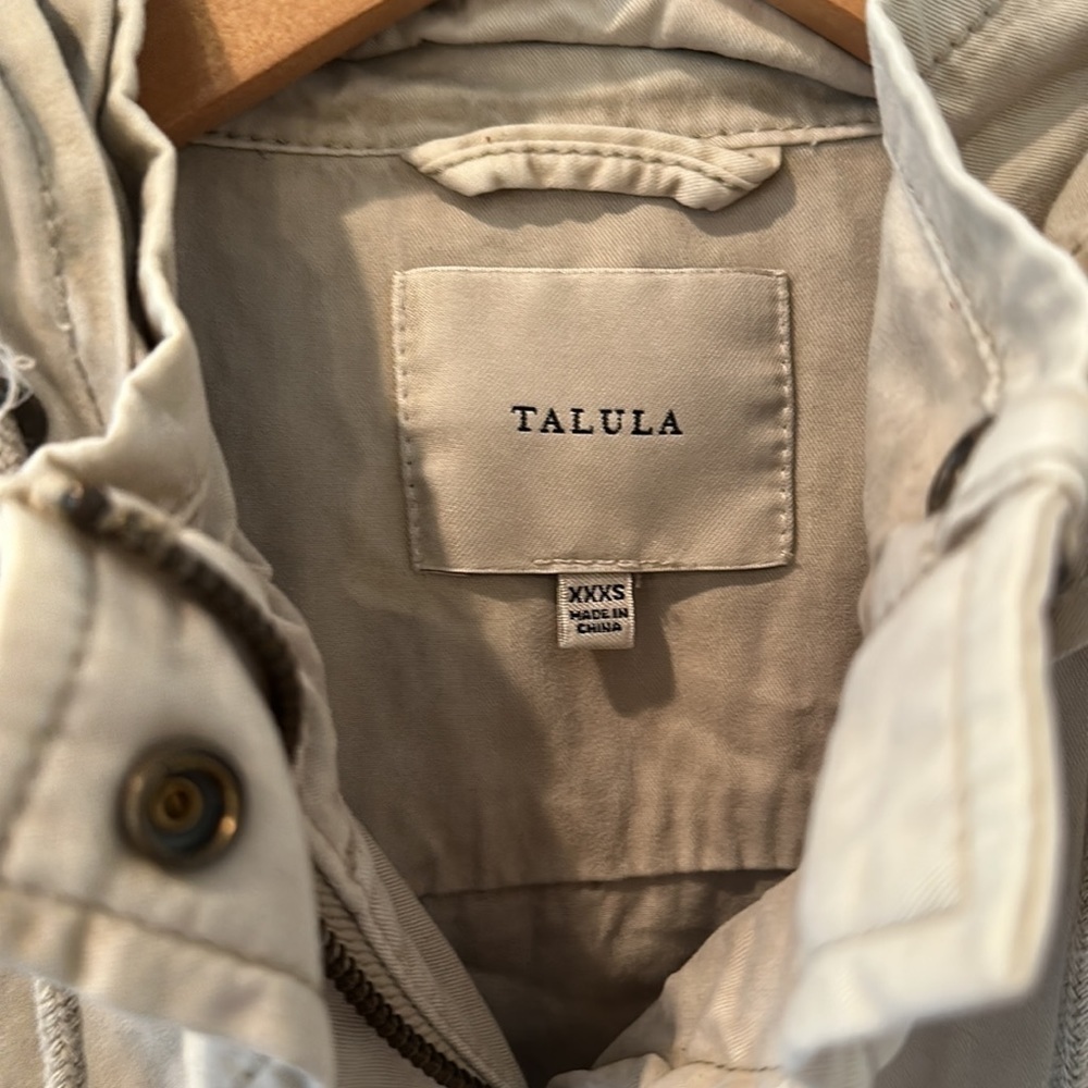 Aritzia Talula utility jacket light tan xxxs - Picture 5 of 11